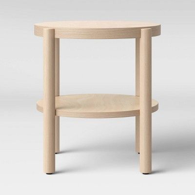 Ferdinand Round Wood Accent Table Natural - Project 62™ | Target