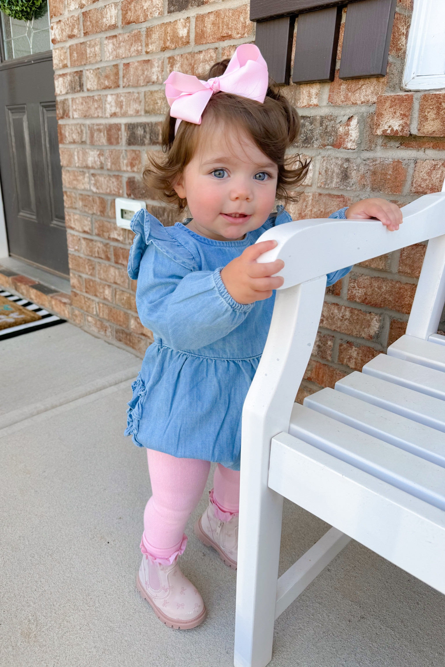 Love this sweet little outfit from RuffleButts 🩷🫶🏼🎀 So cute & girly! Aubrey is wearing a 18m-24m in the romper!

Baby girl style / baby girl outfit / toddler girl style / toddler girl outfit / fall fashion /

#LTKFamily #LTKFindsUnder50 #LTKKids