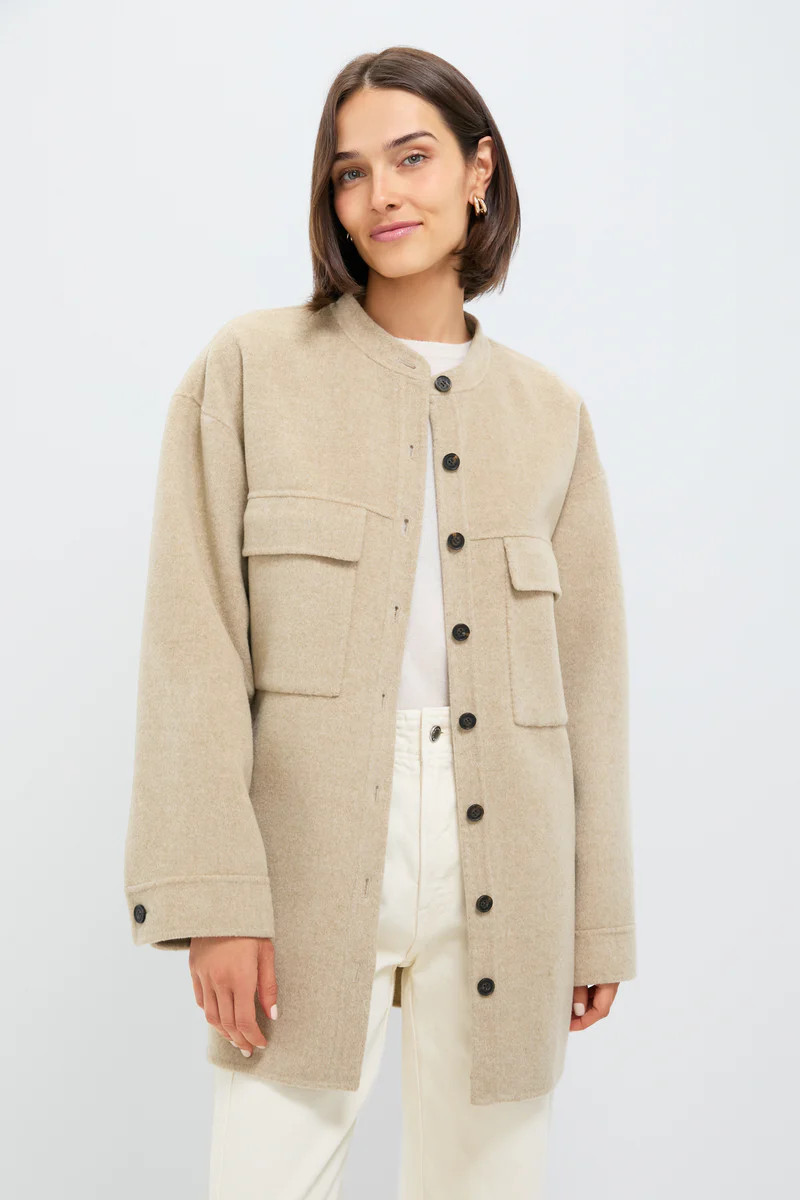 Beige Chine Florian Coat | Tuckernuck (US)