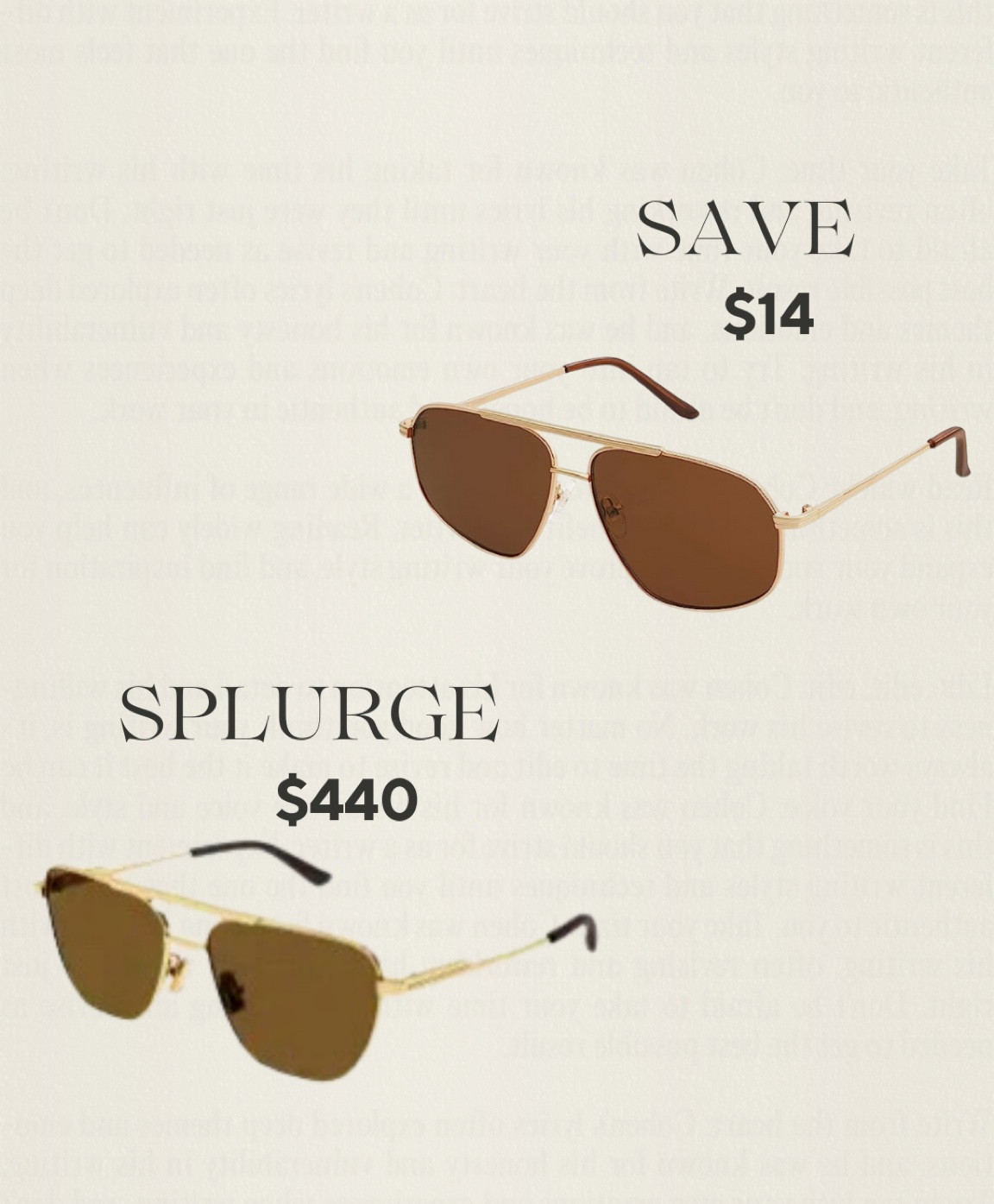 Splurge or Save #sunglasses #amazonfind #nsale