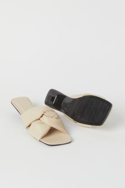 Padded Slip-on Sandals | H&M (US + CA)