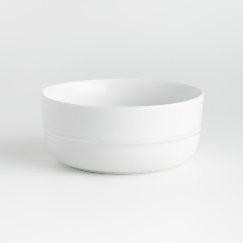 Hue White Bowl + Reviews | Crate and Barrel | Crate & Barrel
