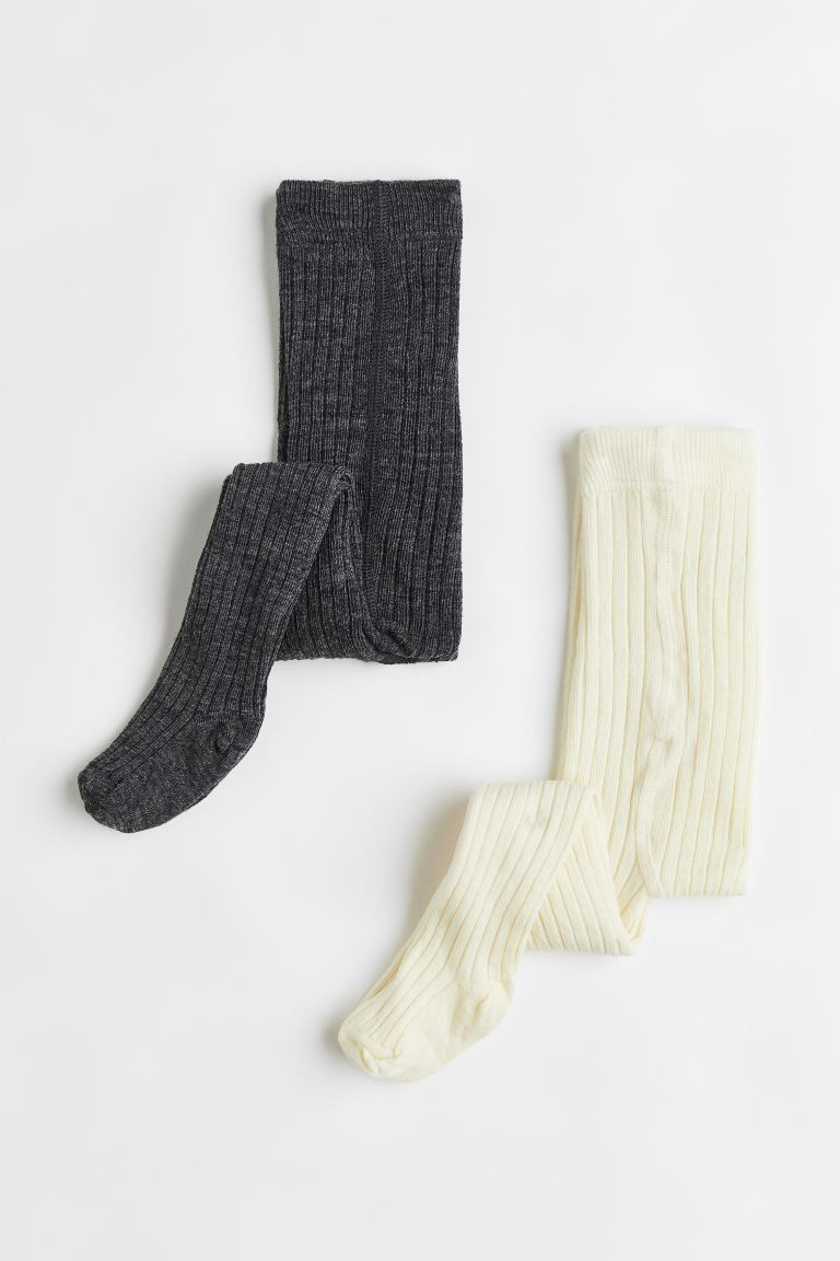 2-pack Wool-blend Tights | H&M (US + CA)