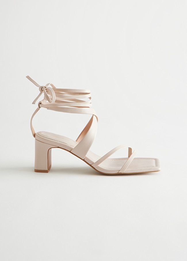 Block Heel Strappy Leather Sandals | & Other Stories (EU + UK)