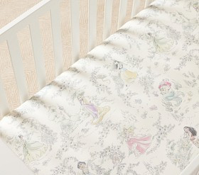 Disney Princess Heritage Organic Crib Fitted Sheet | Pottery Barn Kids