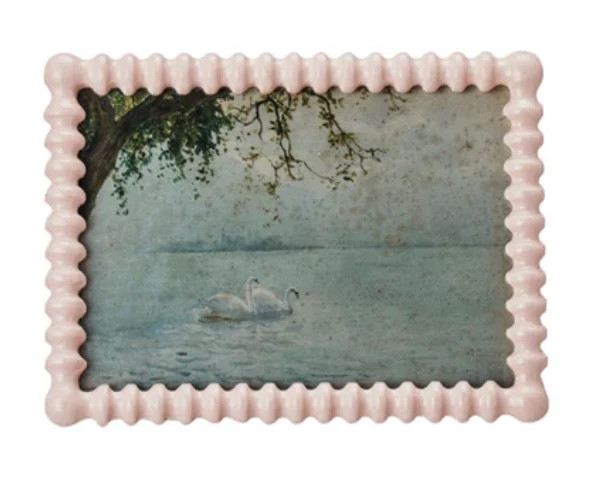 Bubble Picture Frame with Vintage Reproduction Image - 5" x 7" Photos | Ama La Vita