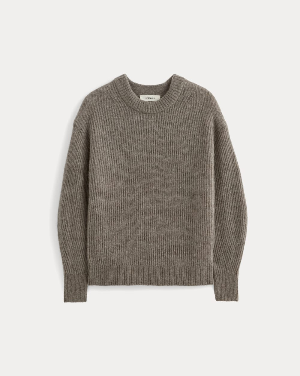 The Cocoon Crew in Alpaca | Taupe Melange | Everlane