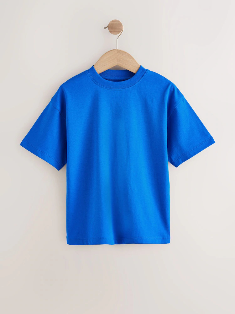 Blue Cobalt Relaxed Fit Short Sleeve T-Shirt (3-16yrs) | Next US