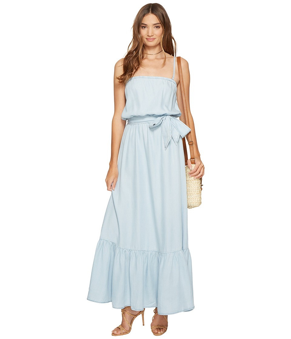 BB Dakota - Kate Chambray Maxi Dress (Light Blue) Women's Dress | Zappos
