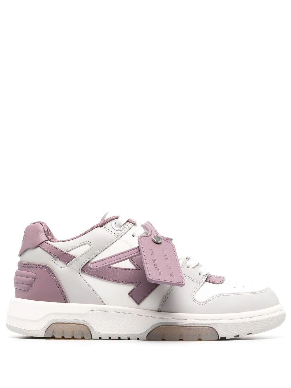 Off-White logo-tag Panelled low-top Sneakers - Farfetch | Farfetch Global