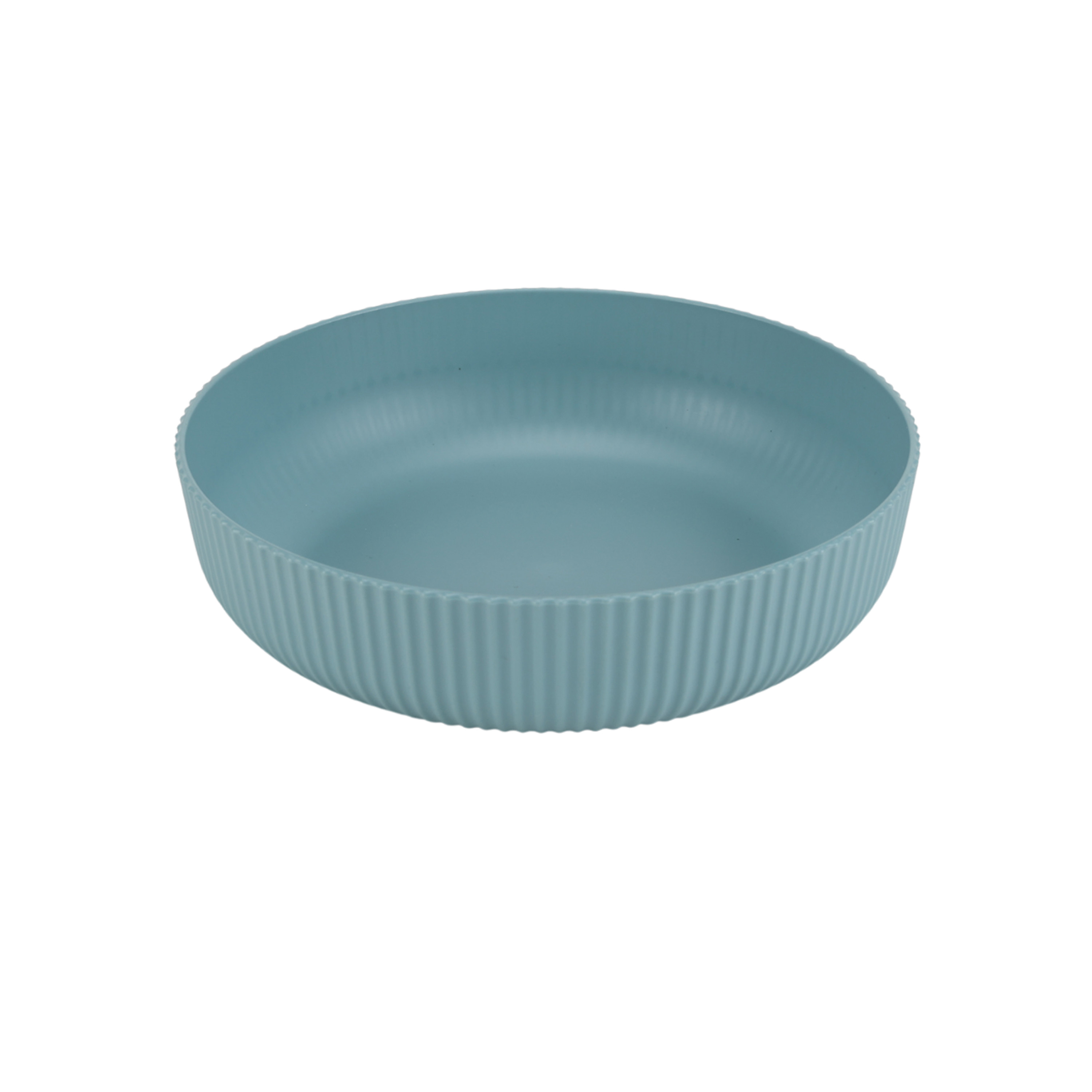 Mainstays Eco-Friendly 43-Ounce Plastic Round Dinner Bowl, Blue | Walmart (US)