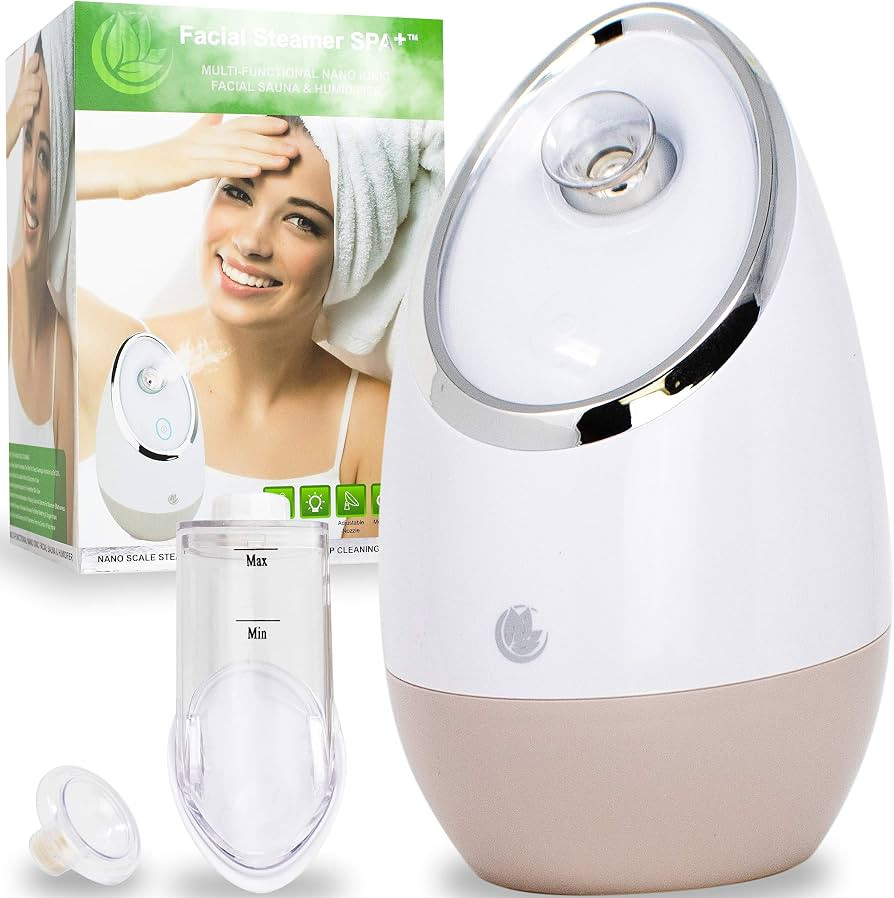Facial Steamer SPA+ by Microderm GLO - Best Professional Nano Ionic Warm Mist, Home Face Sauna, P... | Amazon (US)