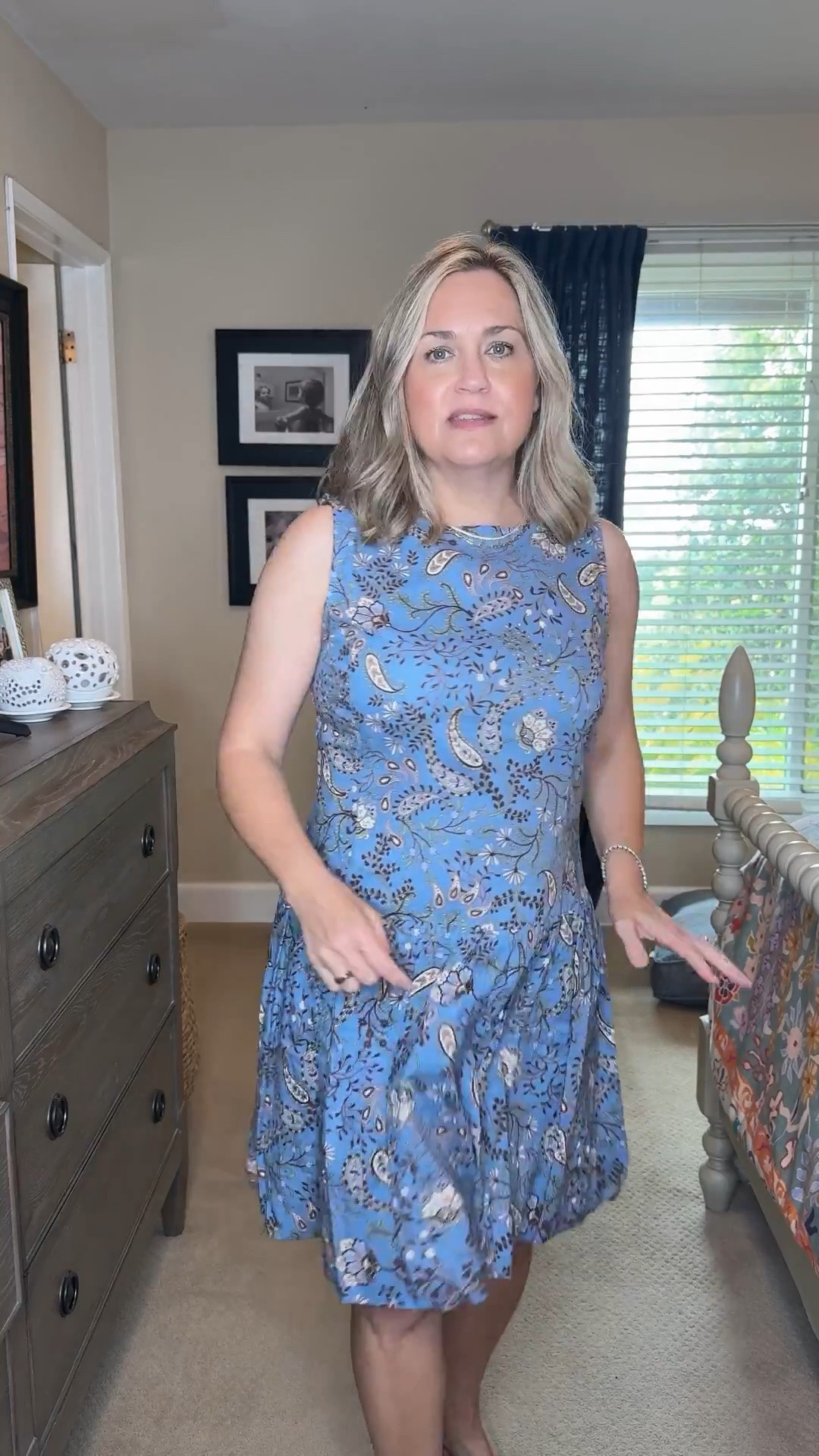 The pattern on this dress odds so pretty & gives it such a high-end vibe! It’s on sale too!

#LTKdayinmylife #LTKootd #LTKOver40