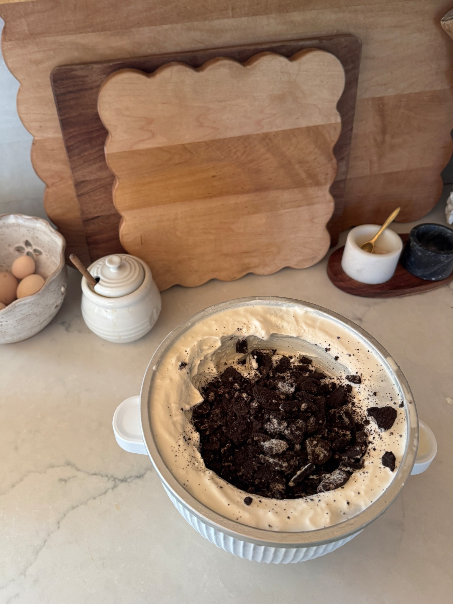 Still love our kitchenaid ice cream maker attachment!!!!