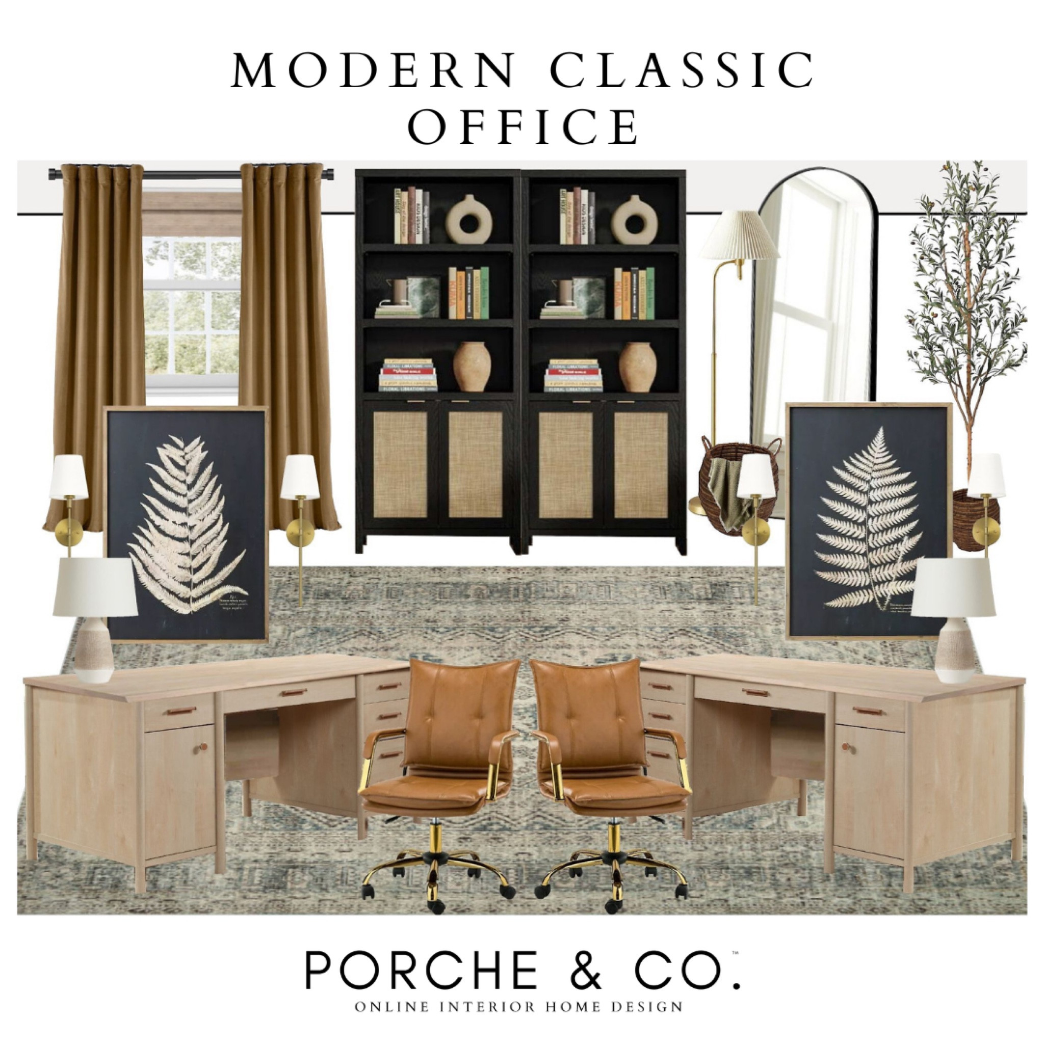 Office mood board, office design ideas, home office inspo, home office decor 

#LTKstyletip #LTKhome #LTKsalealert