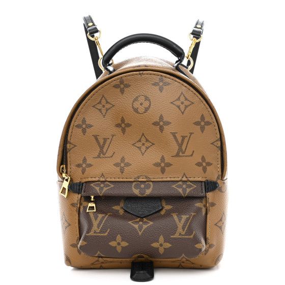 Reverse Monogram Palm Springs Backpack Mini | FASHIONPHILE (US)