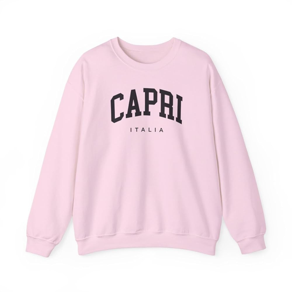Capri Italy Adult Unisex Crewneck Sweatshirt | Amazon (US)