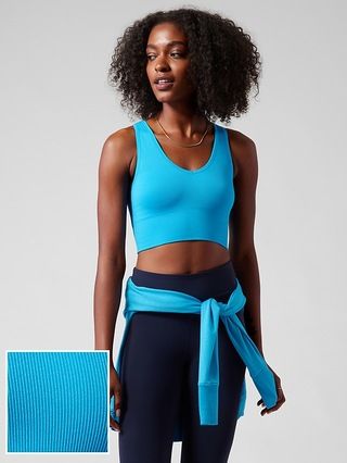 Aurora Crop Rib Tank | Athleta