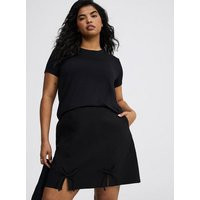 Mini Bengaline Bow Skirt in Multi | Torrid (US & Canada)