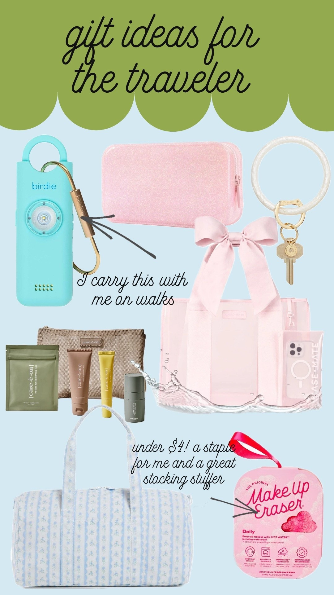 gift guide the travel lover and mom on the go!! Some of my favorites that I use everyday are here! I always love gifting makeup erasers and this one is under $4! the TRVL duffle is on my list this year !

#LTKGiftGuide #LTKCyberWeek #LTKHoliday