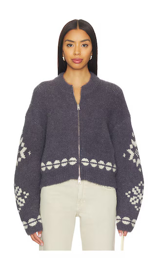 Cosmos Sweater in Snowy Mile Fair Isle | Revolve Clothing (Global)