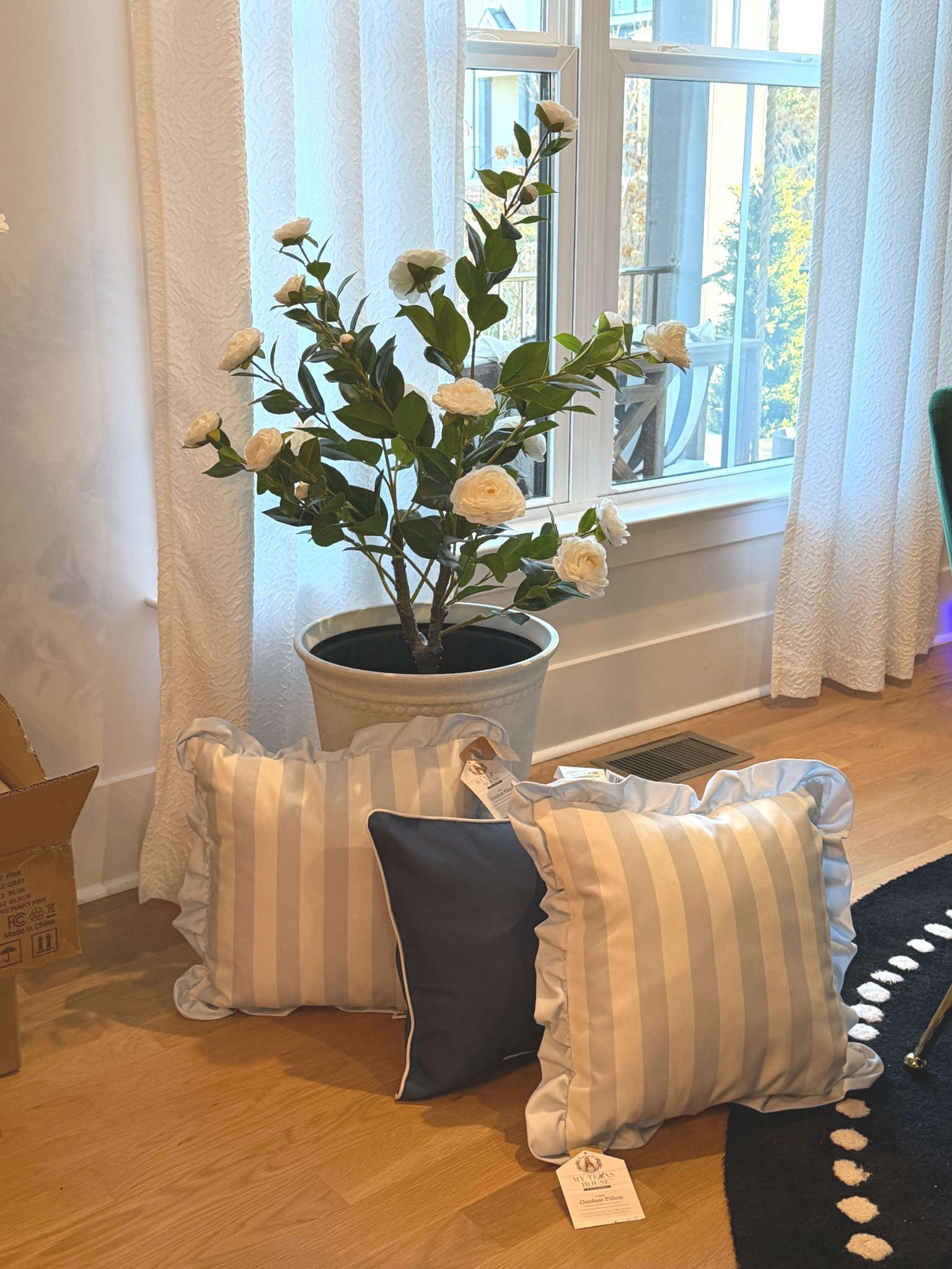 Porch refresh loading… now the weather just needs to cooperate! 

#LTKHome #LTKSeasonal