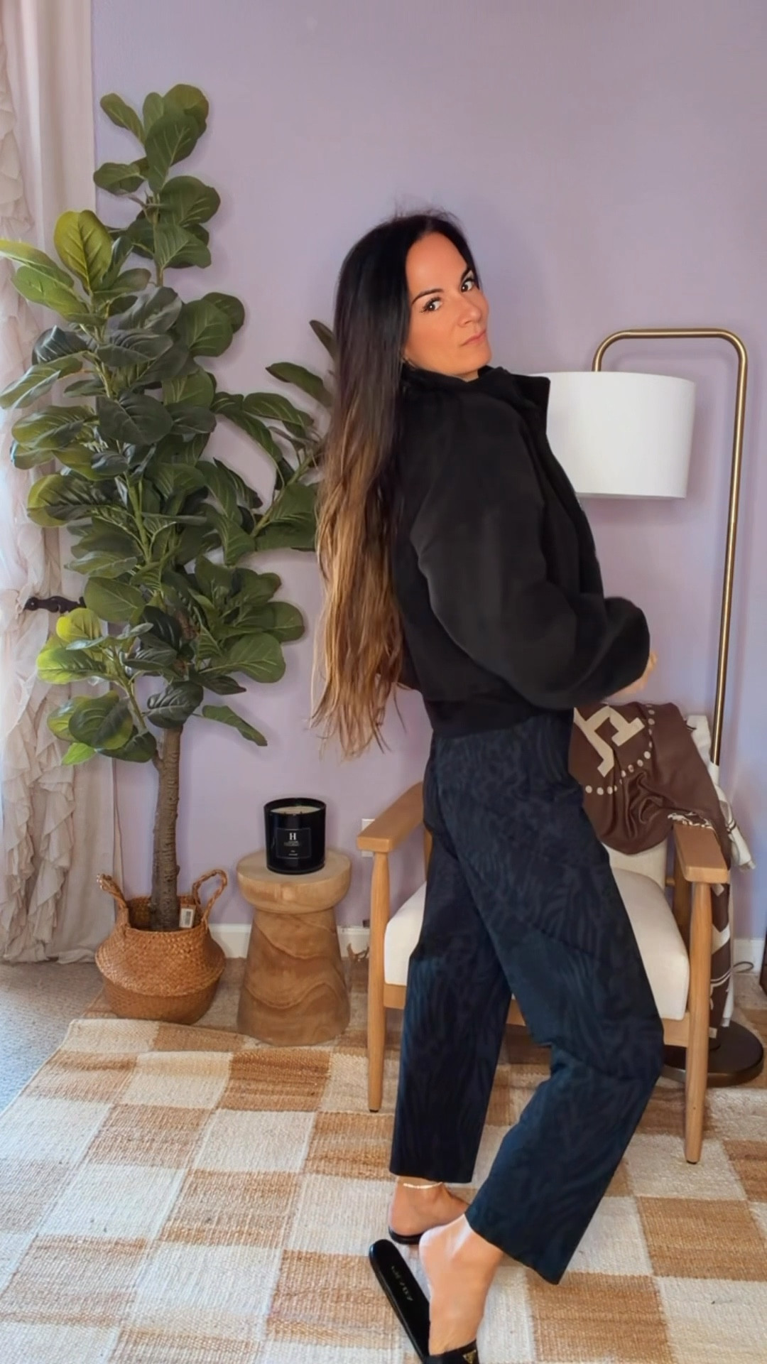 If cozy and cool had a baby… this would be it. 🖤

This full zip fleece is THAT girl. Soft, flattering, comes in tons of colors — and layered over a sleek black top with these subtle animal print pants? Say less.

It’s giving elevated off-duty.
It’s giving I threw this on but absolutely meant it.

Comfort doesn’t have to look casual.

Wearing S in fleece, XS in top 
Use code NICOLE15 at Ruti 

#NicoleColeeStyle
#ElevatedCasual
#ChicAndCozy
#AnimalPrintMood
#EverydayStyleInspo



#LTKdayinmylife #LTKgrwm #LTKootd
