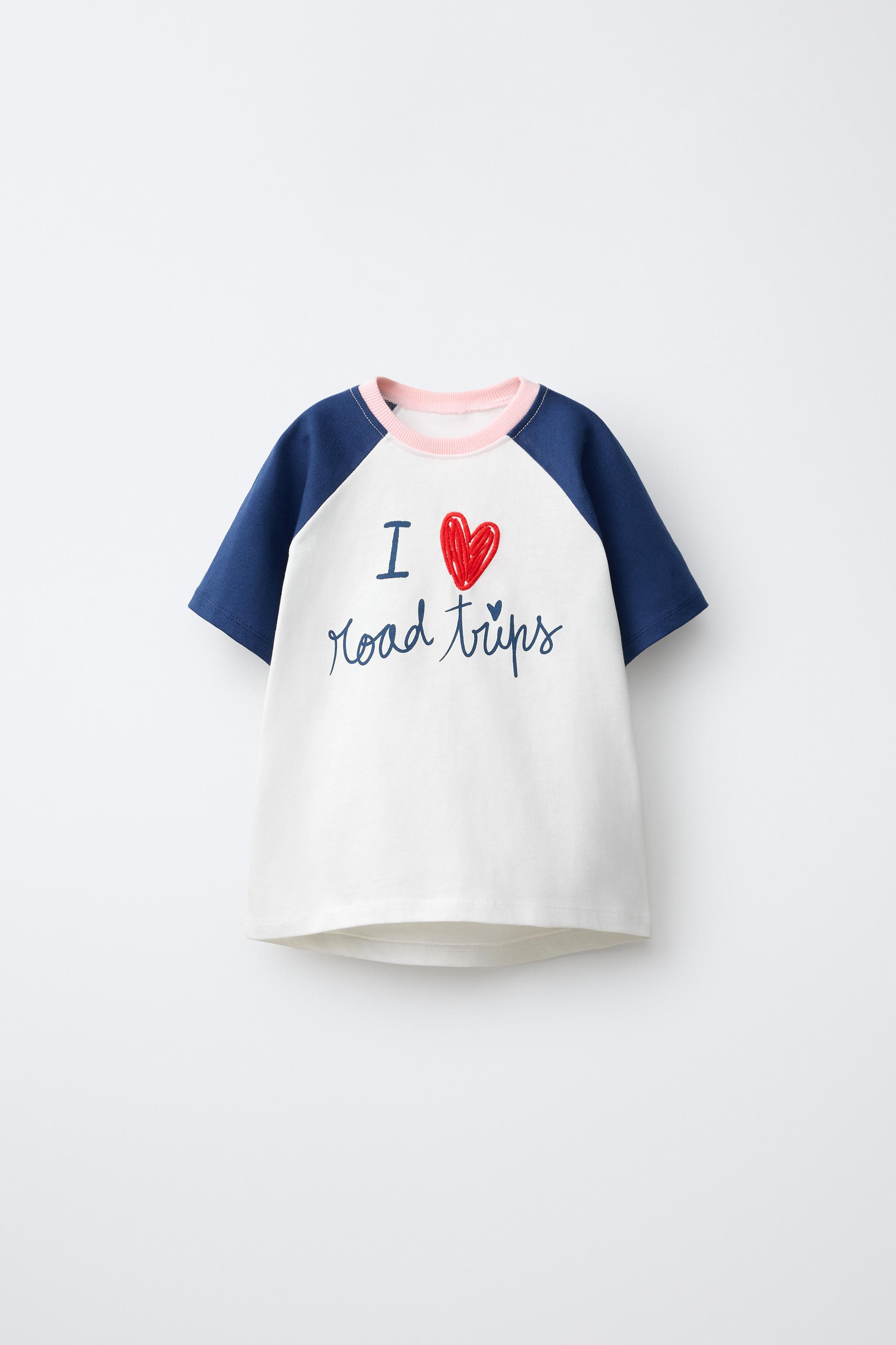 PRINTED RAGLAN T-SHIRT | Zara US