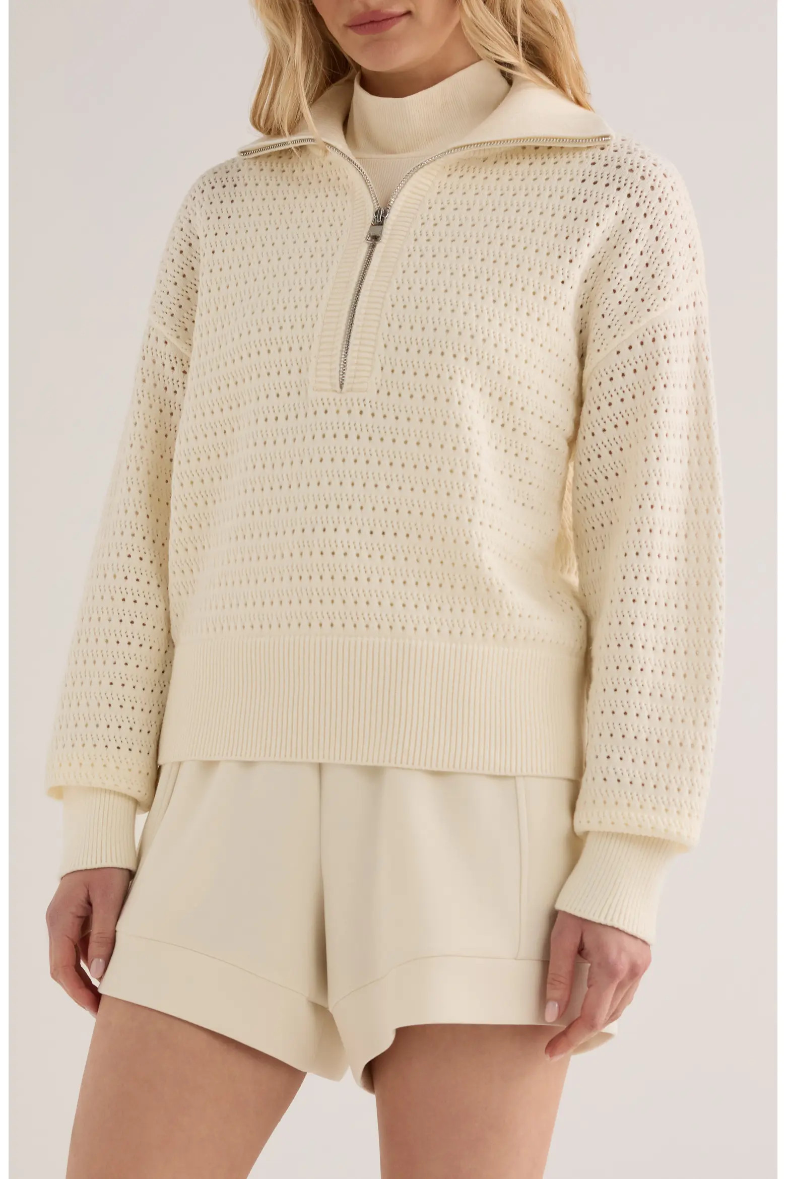 Darla Half Zip Sweater (Women) | Nordstrom | Nordstrom