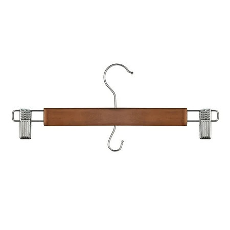 Better Homes & Gardens Walnut Finish Wood Pant & Skirt Adult Hangers, 3 Count | Walmart (US)