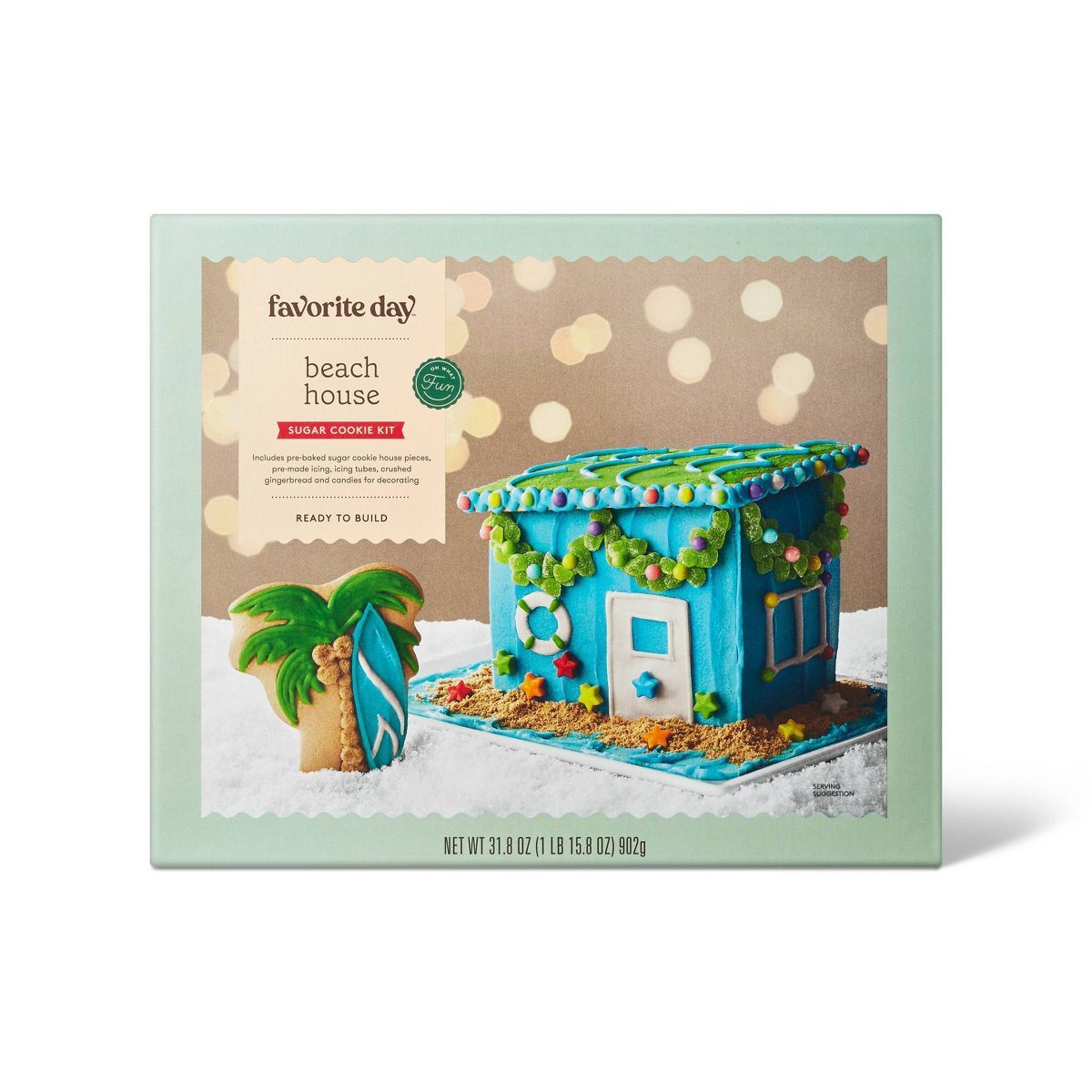 Holiday Beach House Sugar Cookie Kit - 28.30oz - Favorite Day™ | Target