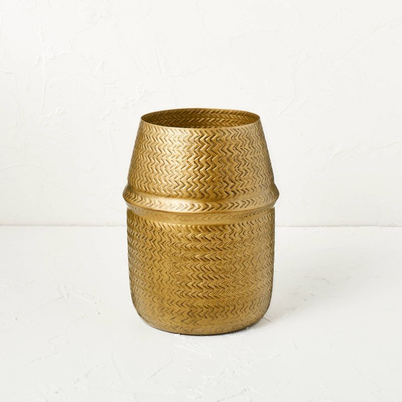 Metal Wastebasket Gold - Opalhouse™ designed with Jungalow™ | Target