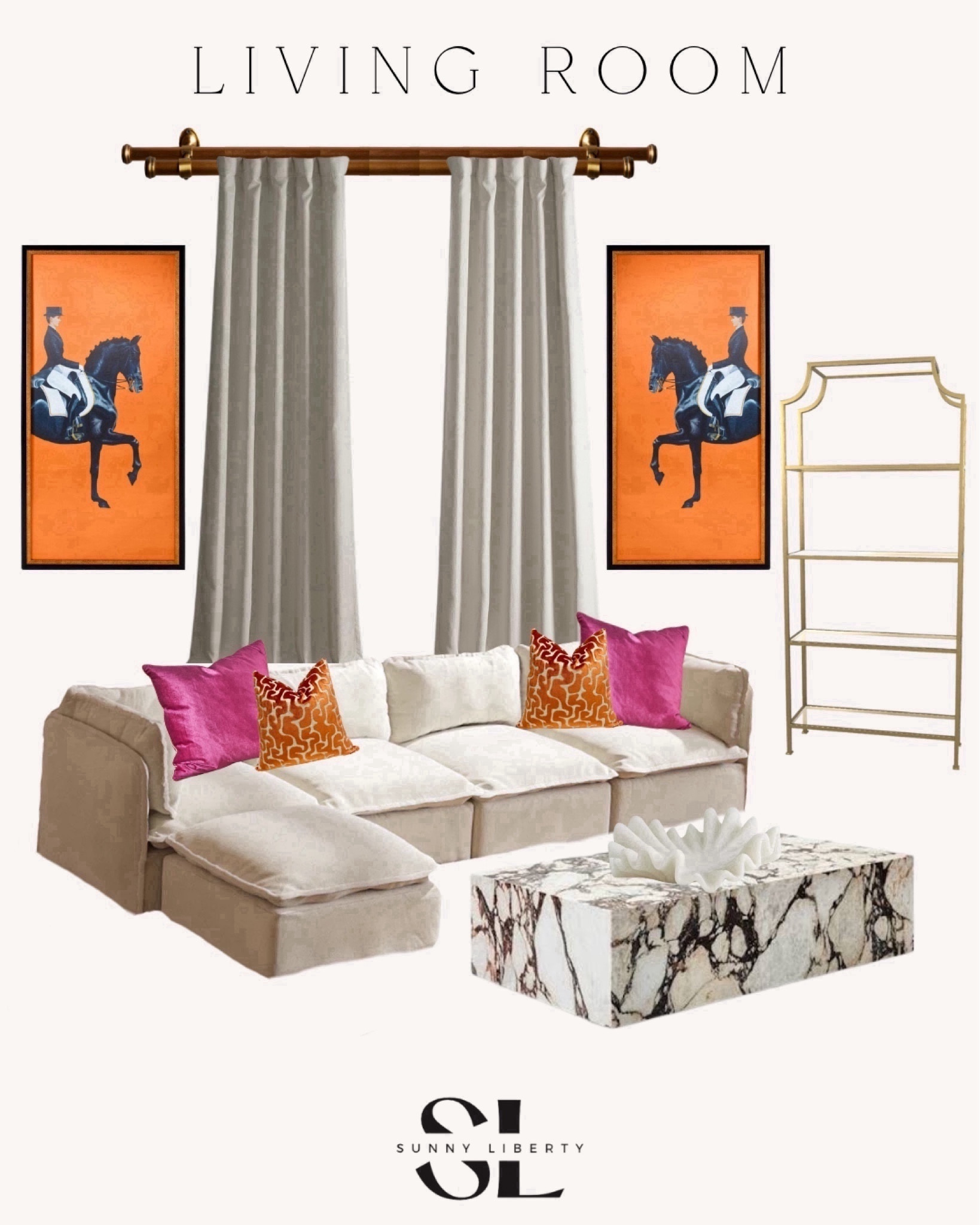 Colorful living room idea.


colorful home decor | curtains | window treatments | art | wall decor | throw pillows | throw pillow covers | coffee table | pink home | bookshelf | artwork 

#LTKhome