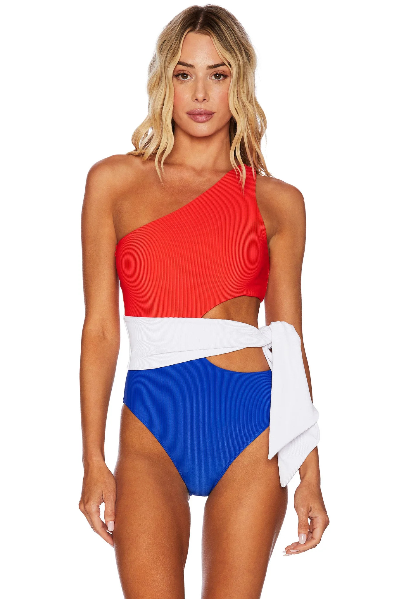 Carlie One Piece American Colorblock | Beach Riot