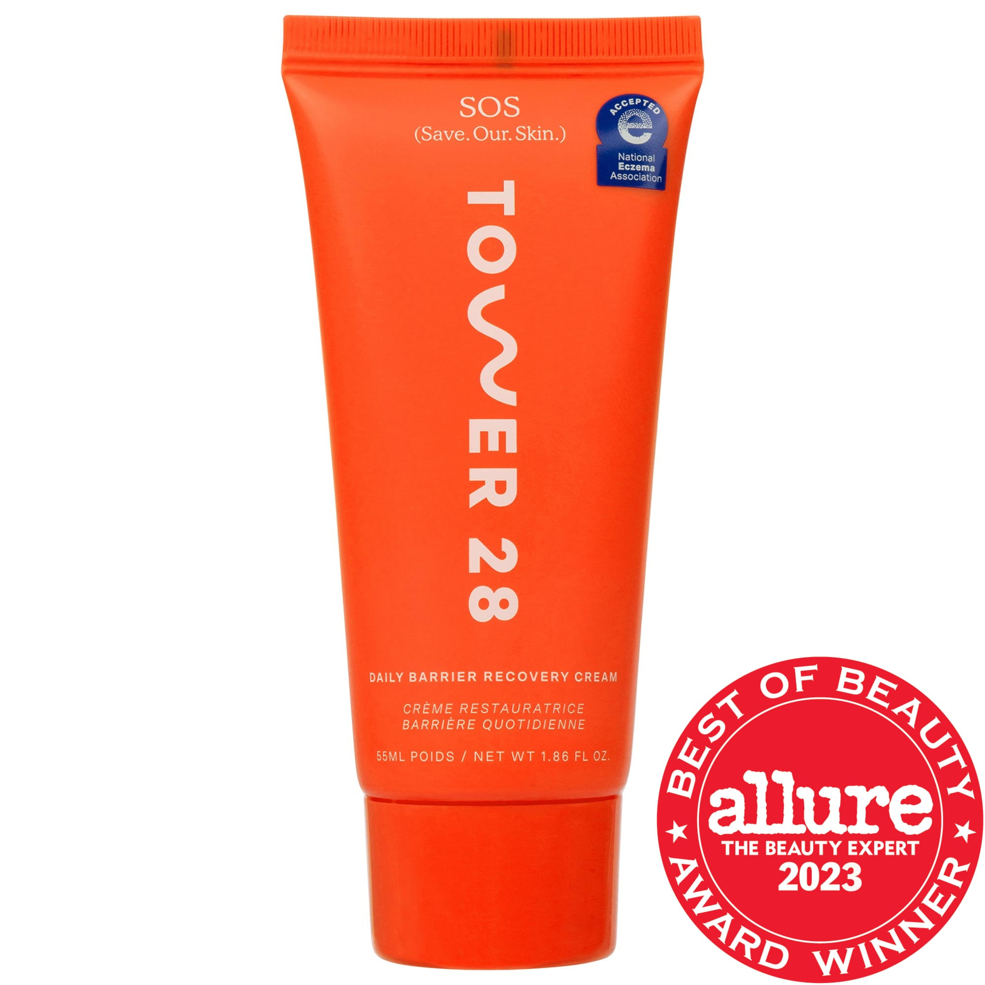 Tower 28 Beauty SOS Daily Skin Barrier Redness Recovery Moisturizer 1.86 oz / 55 ml | Sephora (US)
