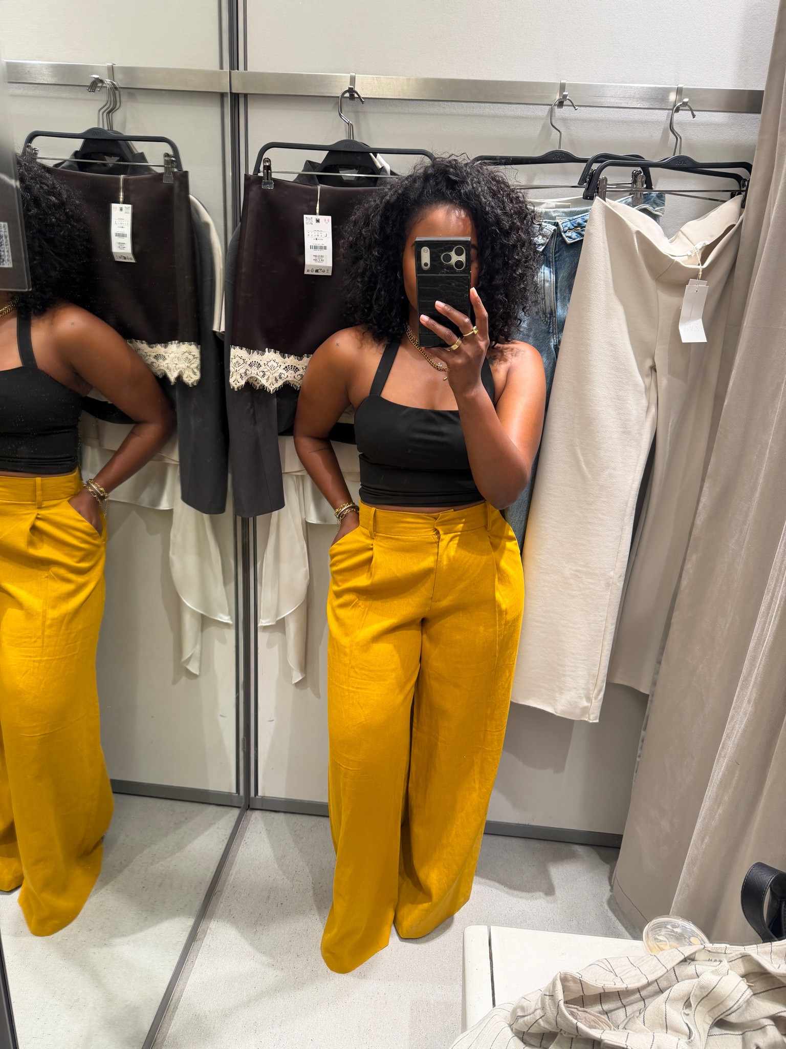 Top: M
Pants: Small (prob needed a Medium)