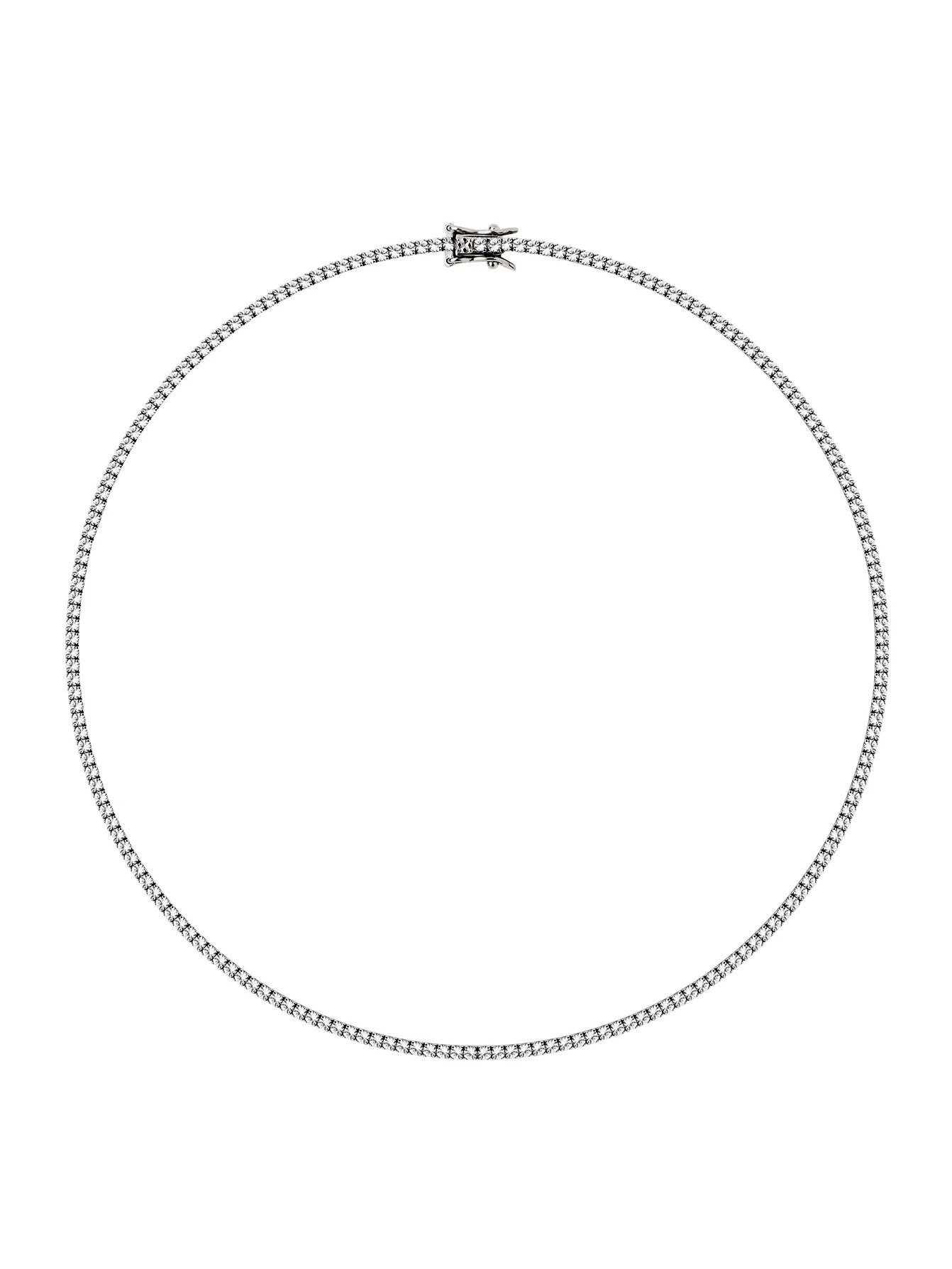 KATE RIVIÈRE NECKLACE IN 2MM MOISSANITE | Dorsey