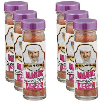 Magic Seasoning Blends Seasoning Blackened Steak - Pack of 6 - 1.8 oz | Target