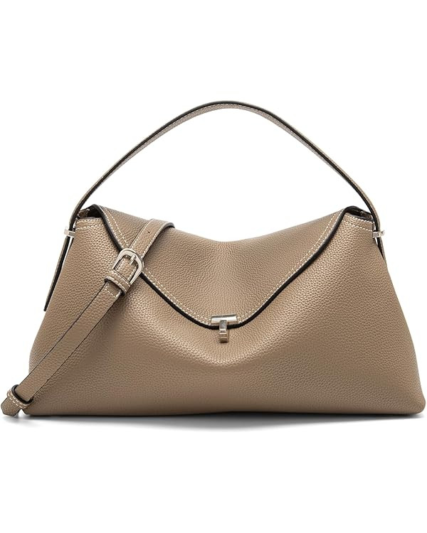 Leather Crossbody Bag for Women, Multiple Compartments for Everyday & Travel | Amazon (US)