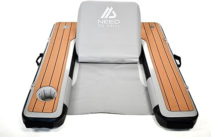 Inflatable Chair – Premium Outdoor Blow Up Seat Lounger for Boating, Beach, Lake, Pool - Includ... | Amazon (US)