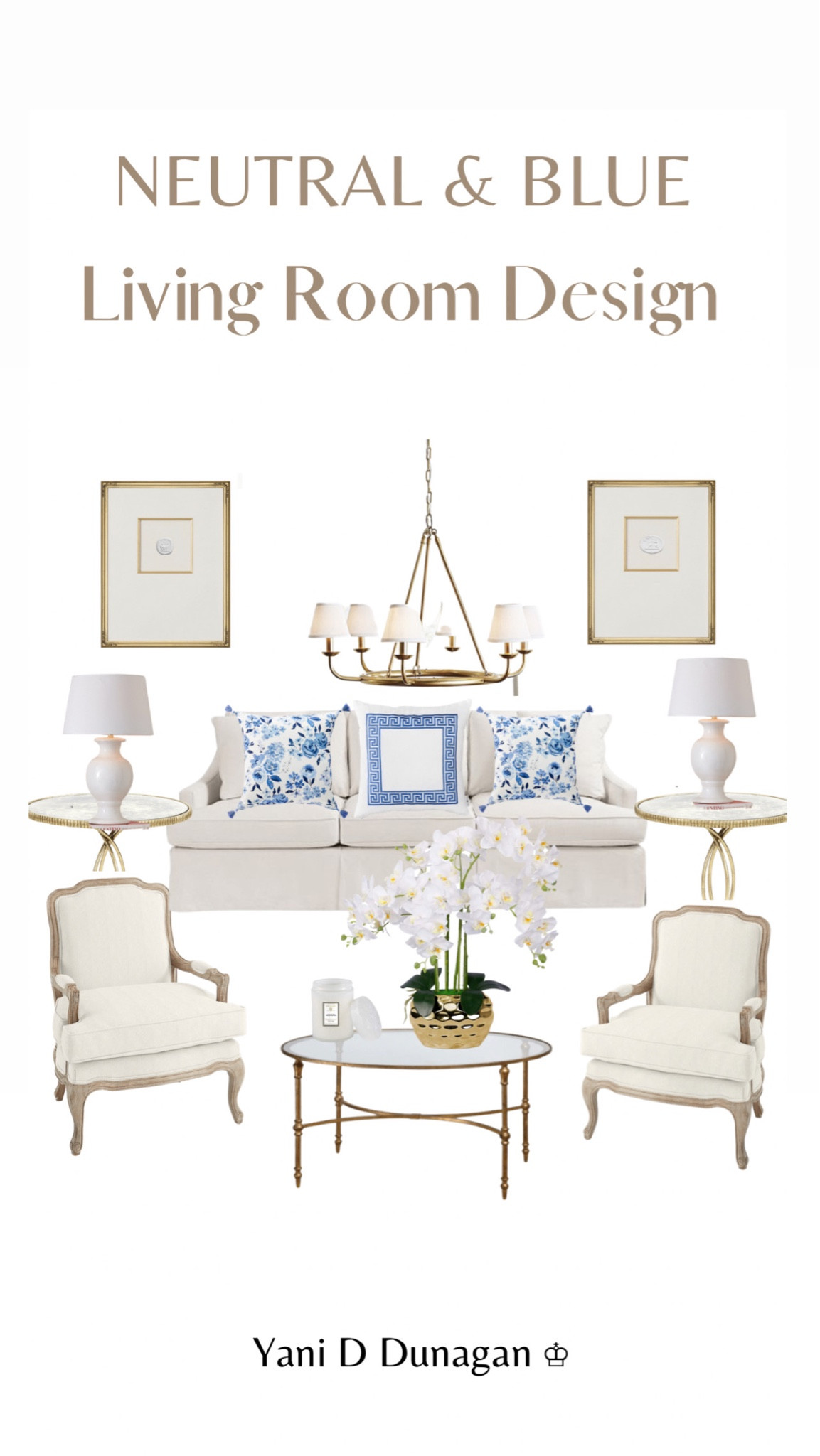 Neutral Living Room With a Touch of Blue
Great Furniture Pieces, Decorative Accent, Lighting Fixtures, Florals, Art Work.
Home Design. Interior Design


#LTKstyletip #LTKhome #LTKFind