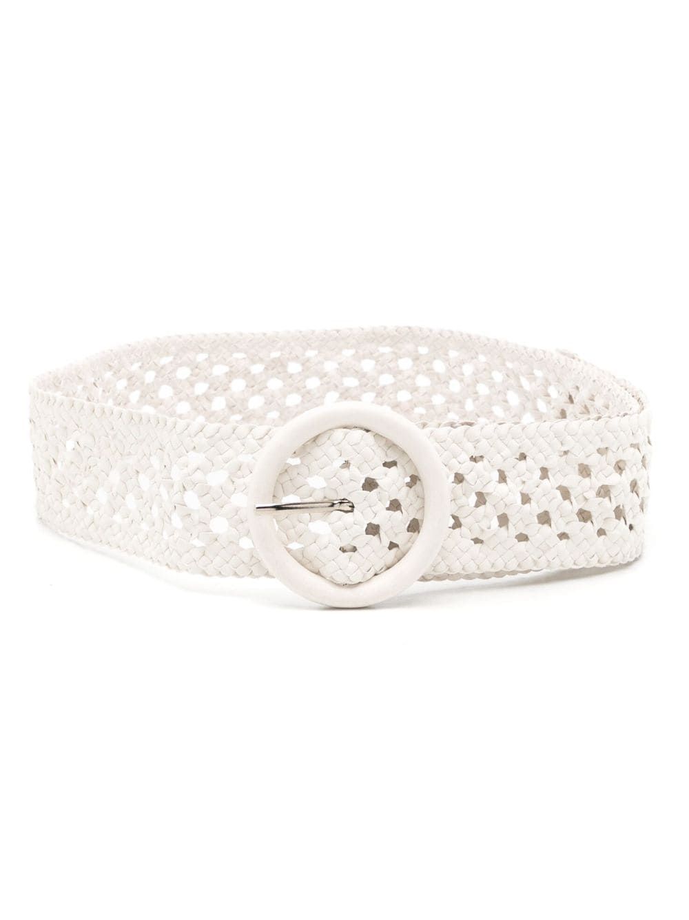 Sarah Chofakian Amina Woven Leather Belt - Farfetch | Farfetch Global