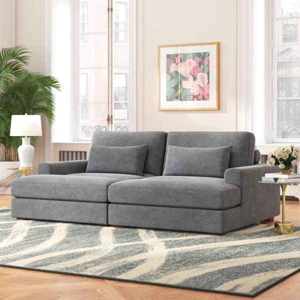 Mordecai 90'' Upholstered Sofa | Wayfair North America