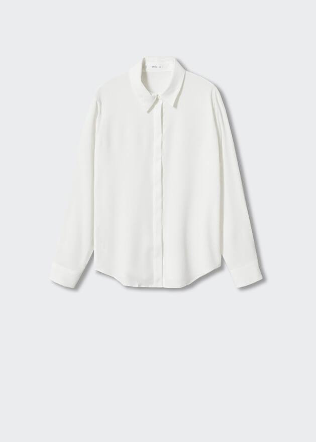 100% lyocell shirt | MANGO (US)