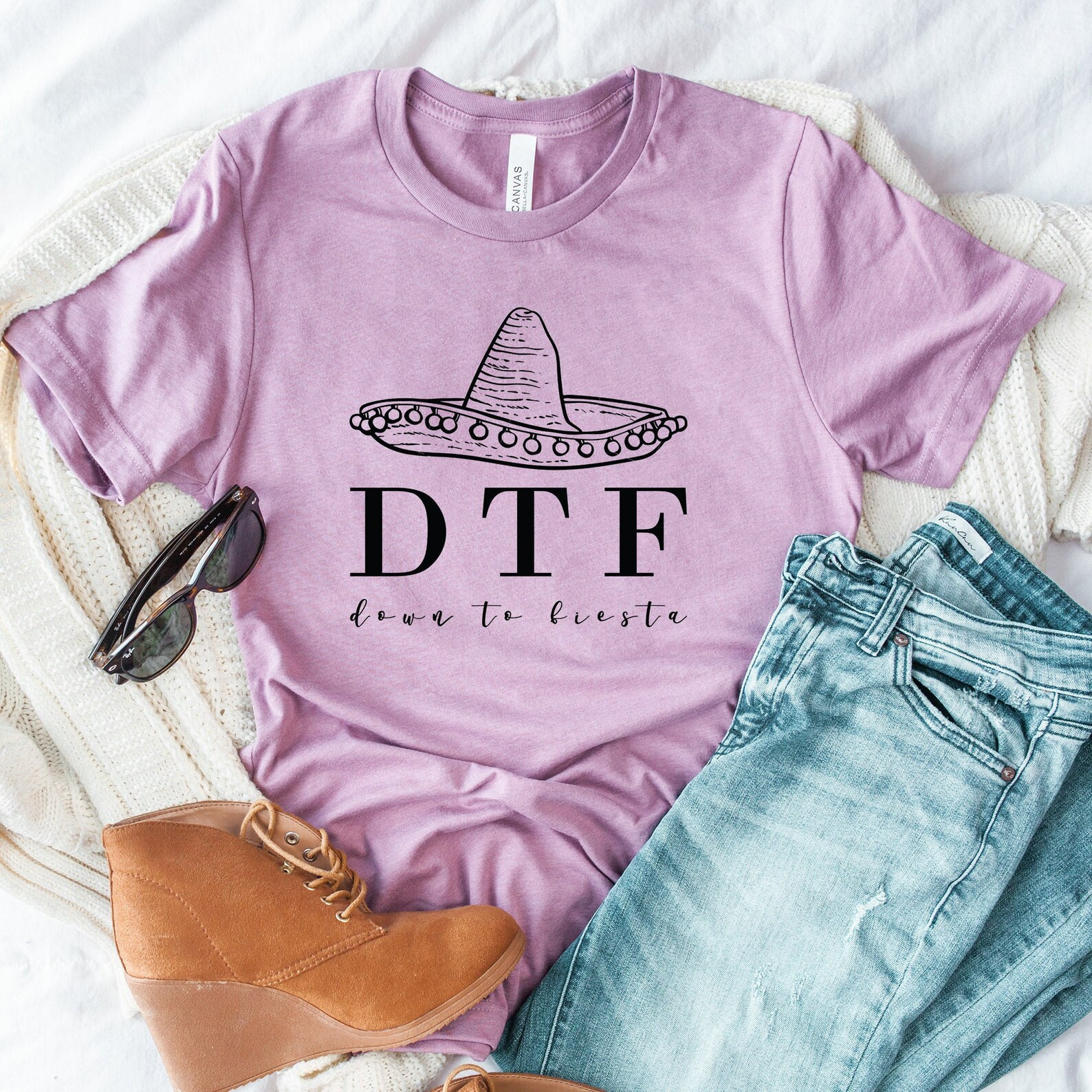 Funny Cinco De Mayo Top  DTF Down to Fiesta  Party Sombrero | Etsy | Etsy (US)