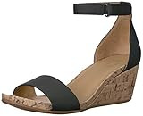 Naturalizer Womens Areda Black Wedge Sandals 8 W | Amazon (US)