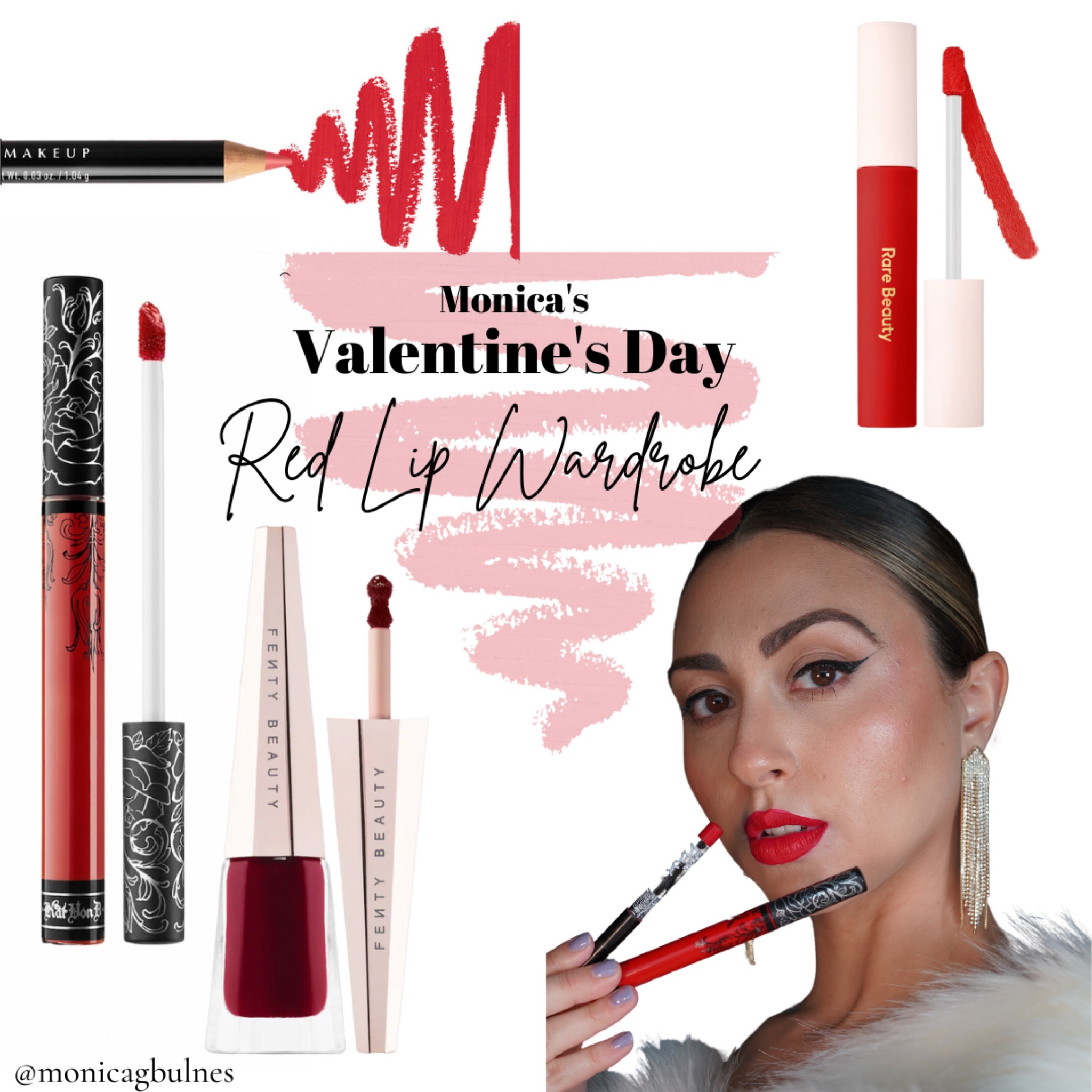 The best red lipstick products! Affordable and long lasting for kissable lips this Valentine’s Day 💋💄❤️