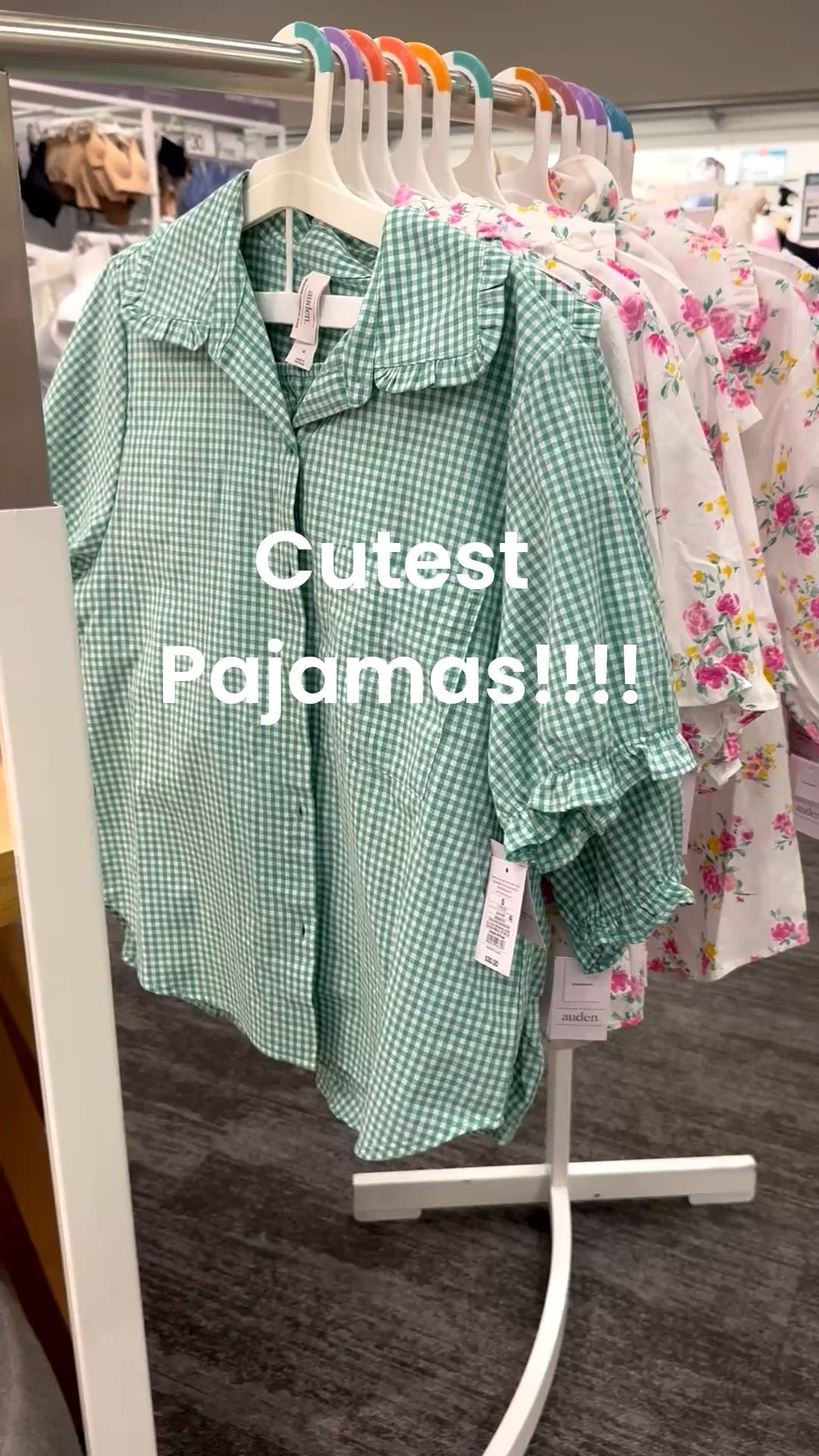 Cutest pajamas at Target!!!!! Love the colors for spring!  Great gift idea too!  These would be so cute monogrammed!!!! Love!!!!  #pajamas #giftidea #mothersday #gradgift #target 

#LTKWedding #LTKselfcare #LTKBeauty