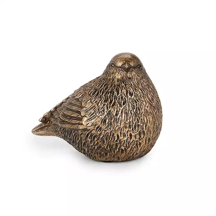 New! Gold Bird Figurine | Kirklands