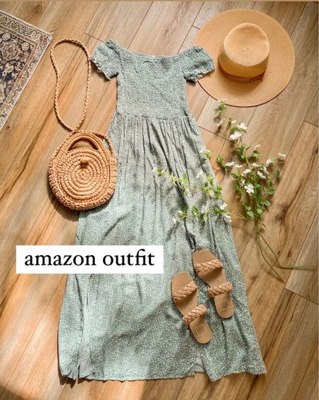 Amazon fashion. Amazon dress. Spring outfit. Spring fashion. Spring dress. Spring sandals. 

#LTKsalealert #LTKFestival #LTKSeasonal